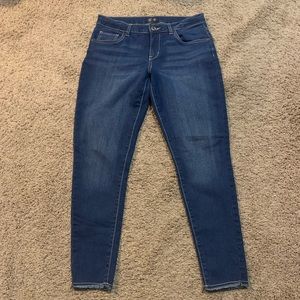 DNMX Skinny Raw Hem Jeans 32